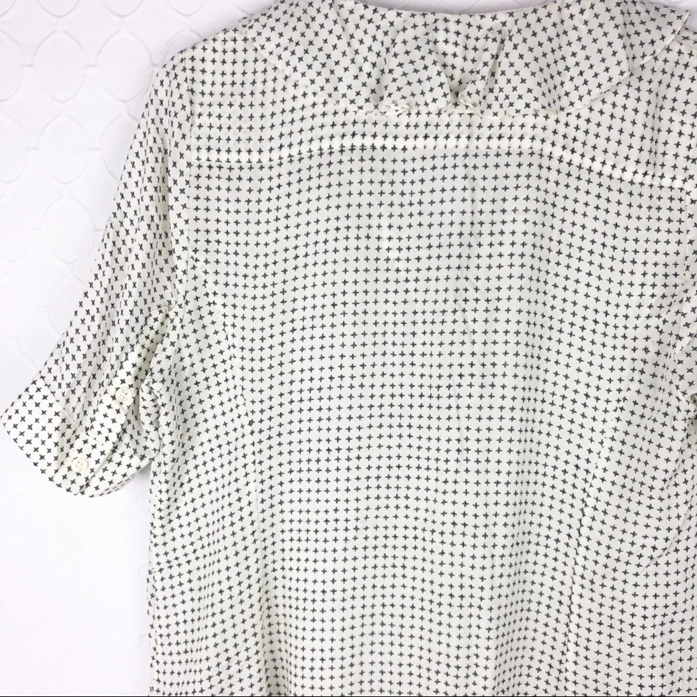 Anthro 11.1.Tylho Printed Ruffled Tunic Blouse - Picture 6 of 7